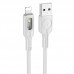Дата кабель Hoco U120 Transparent explore intelligent power-off USB to Lightning (1.2m) (00000066124_2)