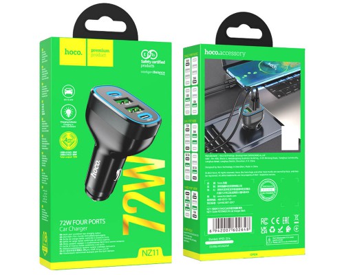 АЗУ Hoco NZ11 Guide PD72W (2Type-C/2USB) (00000066126_1)