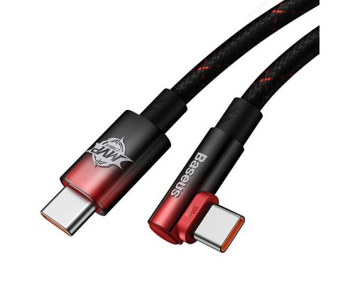 Дата кабель Baseus MVP 2 Elbow-shaped Type-C to Type-C 100W (2m) (CAVP000720) (00000063709_1)