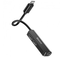 Переходник Baseus 3-in-1 Lightning Male to Dual Lightning & 3.5mm Female Adapter L52 (CALL52-0) (00000066014_1)