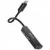 Переходник Baseus 3-in-1 Lightning Male to Dual Lightning & 3.5mm Female Adapter L52 (CALL52-0) (00000066014_1)