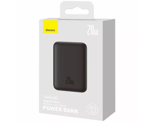 Портативное ЗУ Power Bank Baseus Magnetic Mini 20W c БЗУ 10000 mAh (PPCX070001) (00000066018_1)