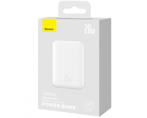 Портативное ЗУ Power Bank Baseus Magnetic Mini 20W c БЗУ 10000 mAh (PPCX070001) (00000066018_2)