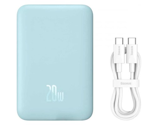 Портативное ЗУ Power Bank Baseus Magnetic Mini OS 20W c БЗУ 10000 mAh (PPCX110105) (00000066019_1)