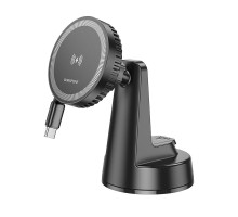 Автодержатель с БЗУ Borofone BH208 Mona retractable (center console) (00000069018_1)