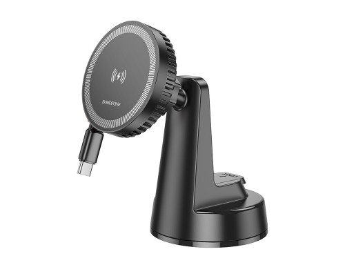 Автодержатель с БЗУ Borofone BH208 Mona retractable (center console) (00000069018_1)