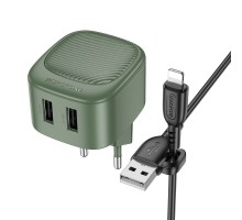 СЗУ Borofone BAS21A Special (2A) + Lightning (00000069021_1)
