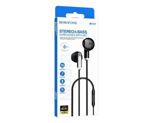 Наушники Borofone BM89 Surpass universal (3.5mm/1.2m) (00000068998_2)
