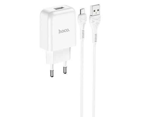 СЗУ HOCO N2 (1USB/2.1A) + USB - MicroUSB (00000049070_2)