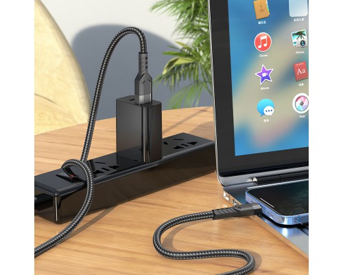 Дата кабель Hoco U110 charging data sync USB to Lightning (1.2 m) (00000057315_1)