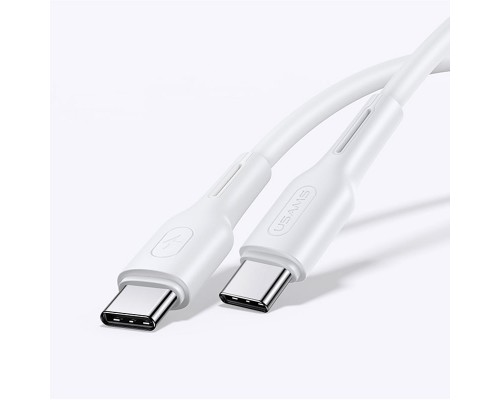 Дата кабель USAMS US-SJ459 U43 Type-C to Type-C 100W PD (1.2m) (00000040259_1)