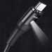 Дата кабель USAMS US-SJ466 U58 Type-C to Type-C 100W PD Fast Charge Magnetic Data Cable (1.5m) (00000039658_1)