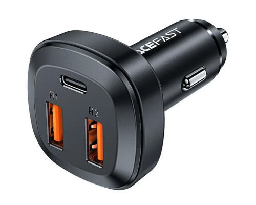 АЗУ Acefast B9 66W (2USB-A+USB-C) three port metal car charger (00000065901_1)