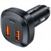 АЗУ Acefast B9 66W (2USB-A+USB-C) three port metal car charger (00000065901_1)