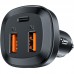 АЗУ Acefast B9 66W (2USB-A+USB-C) three port metal car charger (00000065901_1)