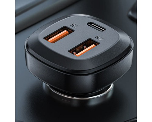 АЗУ Acefast B9 66W (2USB-A+USB-C) three port metal car charger (00000065901_1)