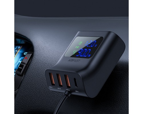 АЗУ Acefast B8 digital display car HUB charger (00000065902_1)