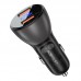АЗУ Acefast B7 metal car charger 45W (USB-A + USB-A) with digital display (00000065903_1)