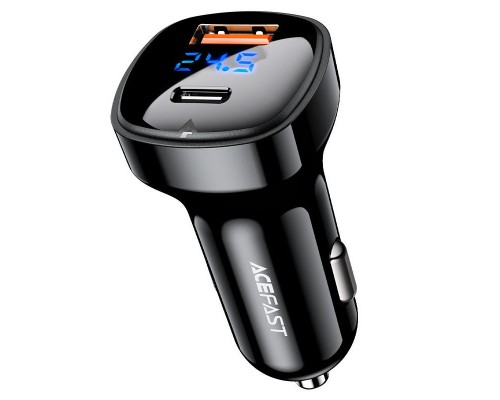 АЗУ Acefast B4 digital display 66W(USB-C+USB-A) dual port (00000065905_1)
