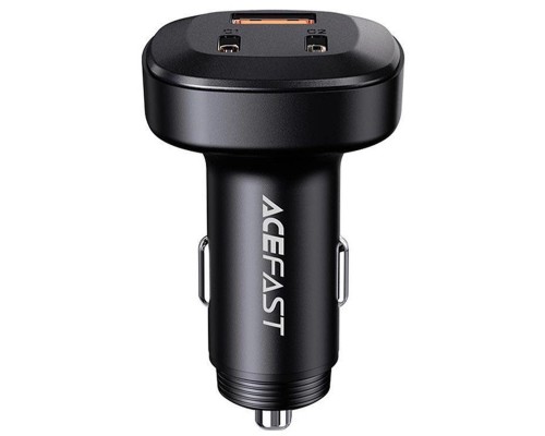 АЗУ Acefast B3 66W(USB-C+USB-C+USB-A) three-port metal car charger (00000065906_1)