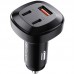 АЗУ Acefast B3 66W(USB-C+USB-C+USB-A) three-port metal car charger (00000065906_1)