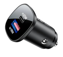 АЗУ Acefast B1 mini 38W (USB-C+USB-A) dual-port metal car charger (00000065907_1)