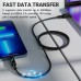 Дата кабель Acefast MFI C6-01 USB-C to Lightning zinc alloy digital display braided (1m) (00000065908_1)
