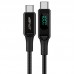 Дата кабель Acefast C6-03 USB-C to USB-C 100W zinc alloy digital display braided (1m) (00000065909_1)