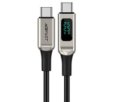 Дата кабель Acefast C6-03 USB-C to USB-C 100W zinc alloy digital display braided (1m) (00000065909_2)