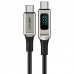 Дата кабель Acefast C6-03 USB-C to USB-C 100W zinc alloy digital display braided (1m) (00000065909_2)
