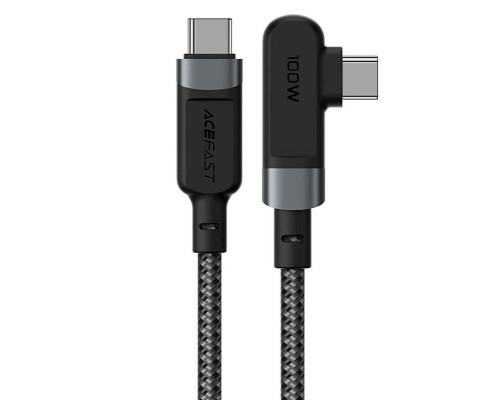 Дата кабель Acefast C5-03 USB-C to USB-C 100W right angled aluminum alloy (1m) (00000065910_1)