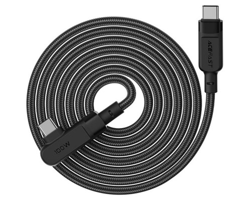 Дата кабель Acefast C5-03 USB-C to USB-C 100W right angled aluminum alloy (1m) (00000065910_1)