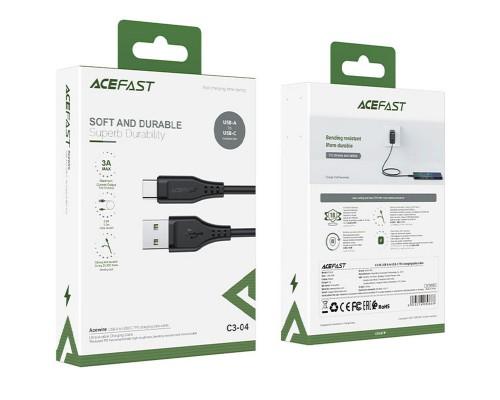 Дата кабель Acefast C3-04 USB-A to USB-C TPE (1m) (00000065914_1)