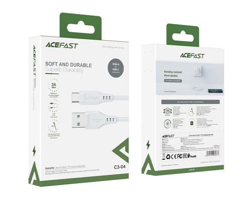 Дата кабель Acefast C3-04 USB-A to USB-C TPE (1m) (00000065914_2)