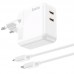 СЗУ Hoco C110A PD 35W+QC3.0 (2 Type-C) + Type-C to Lightning (00000064552_1)