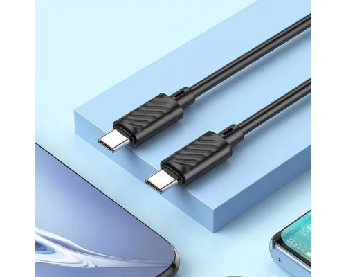 Дата кабель Hoco X88 Gratified PD 60W Type-C to Type-C (1m) (00000064554_1)
