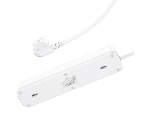 Удлинитель Hoco NS1 Aura PD20W (2USB/1Type-C/4xSocket) (00000064556_1)