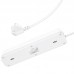 Удлинитель Hoco NS1 Aura PD20W (2USB/1Type-C/4xSocket) (00000064556_1)