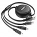 Дата кабель Hoco X75 3in1 Lightning-MicroUSB-Type-C (1m) (00000064562_1)