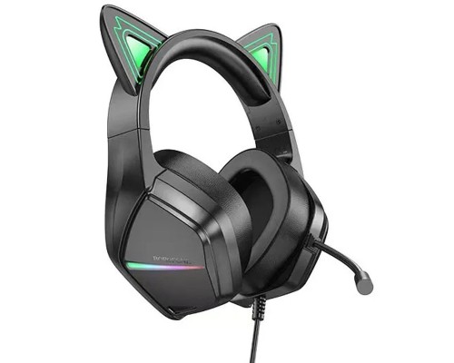 Накладные наушники BOROFONE BO106 Cute cat (USB+3.5mm/2m) (00000067805_1)