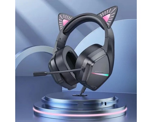 Накладные наушники BOROFONE BO106 Cute cat (USB+3.5mm/2m) (00000067805_2)