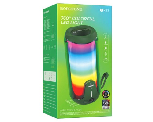 Bluetooth Колонка Borofone BR33 Pulse color sports (00000067808_2)