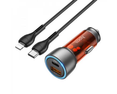АЗУ Hoco NZ8 PD43W + QC3.0 + Type-C to Lightning (00000062731_1)