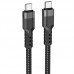 Дата кабель Hoco U110 charging data sync Type-C to Type-C 60W (1.2 m) (00000062733_1)