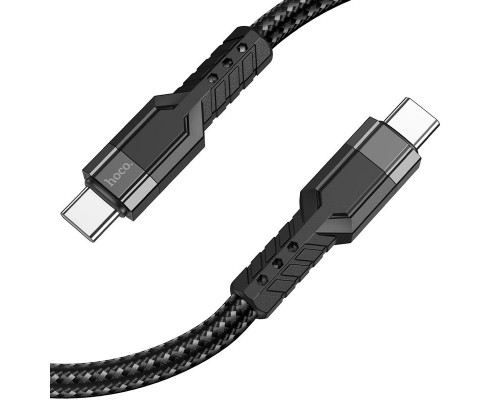 Дата кабель Hoco U110 charging data sync Type-C to Type-C 60W (1.2 m) (00000062733_1)