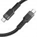 Дата кабель Hoco U110 charging data sync Type-C to Type-C 60W (1.2 m) (00000062733_1)