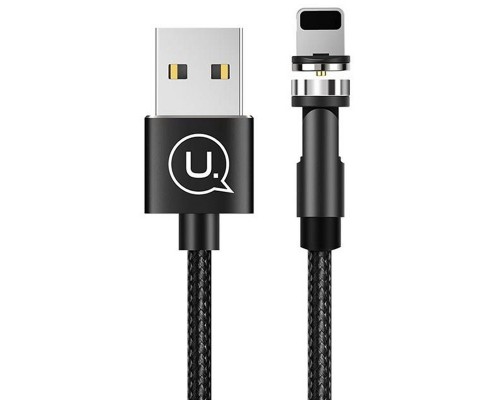 Дата кабель USAMS US-SJ472 U59 Lightning Rotatable Magnetic (1m) (00000051944_2)