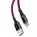 Дата кабель Baseus C-shaped (со световым индикатором) USB to Lightning 2.4A (1m) (CALCD) (00000027364_4)