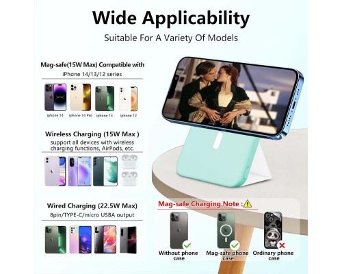 Портативное ЗУ Power Bank JJT-A27-1 Gradient PD20W+QC 22.5W с БЗУ 10000 mAh (00000069061_1)