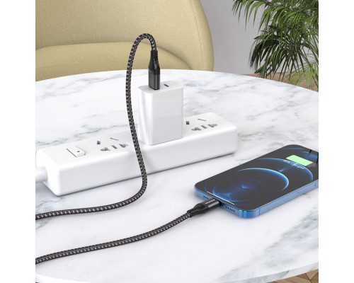 Дата кабель Borofone BX56 Delightful USB to Micro-USB (1m) (00000064428_1)